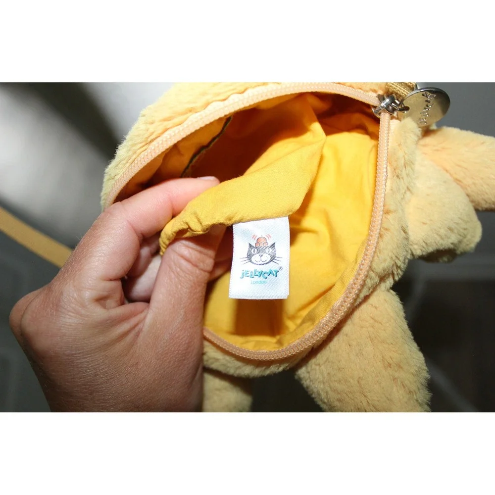 Jellycat Amuseables Retired Sun Bag Yellow Plush Crossbody Novelty Purse Kids